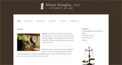 Desktop Screenshot of minordouglas.com